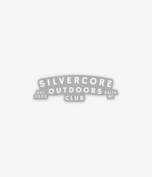 Large Silvercore Outdoors Club Sticker