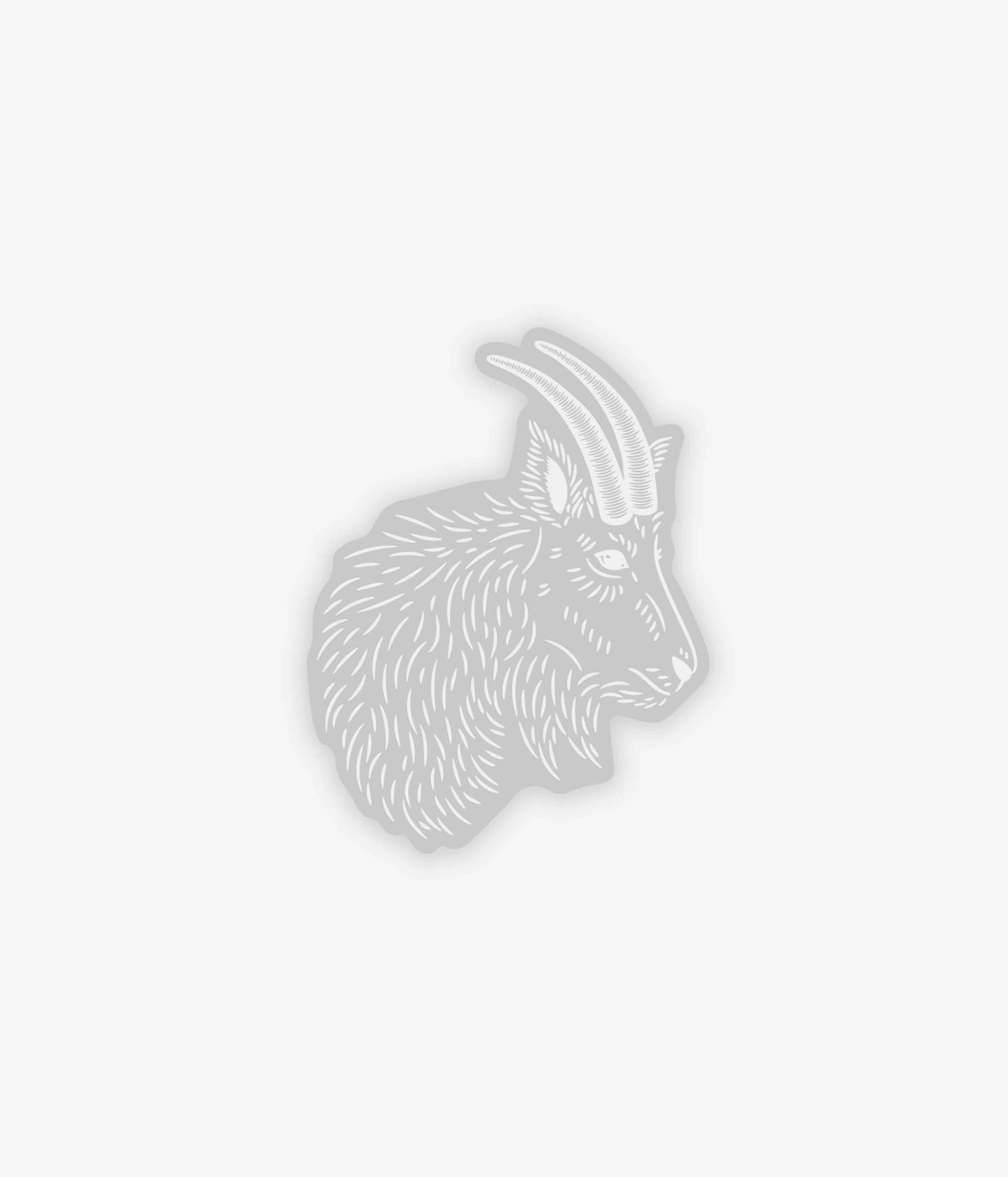 Large Goat Head Sticker