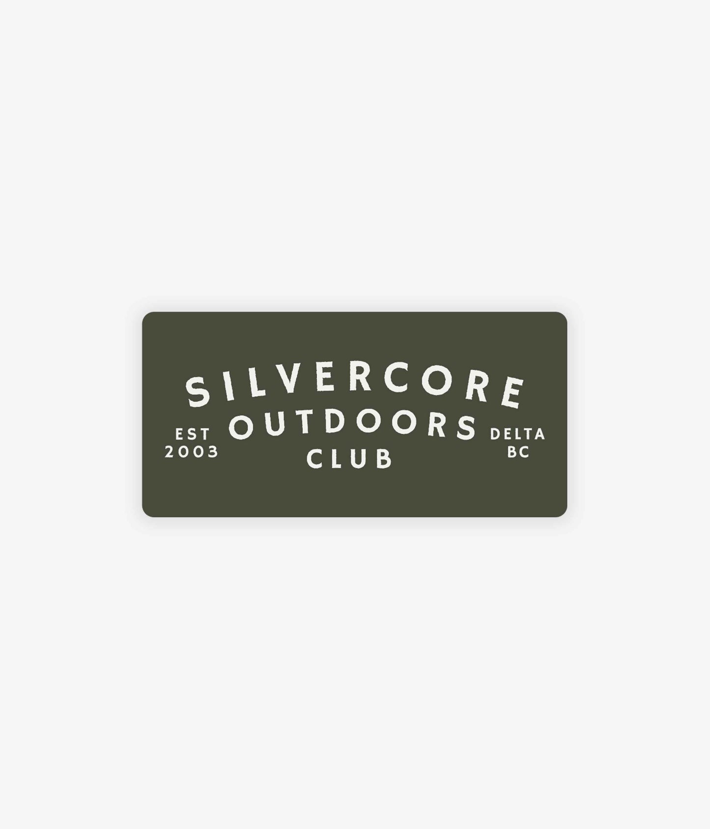 Small Silvercore Outdoors Club Sticker